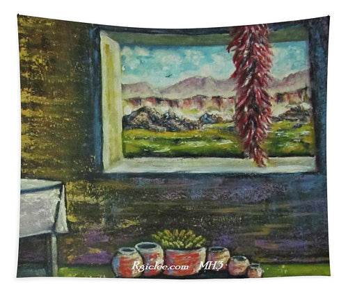 Chilies and corn - Tapestry