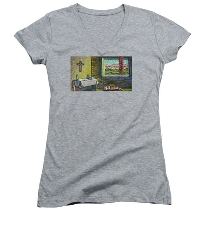 Chilies and corn - Women's V-Neck