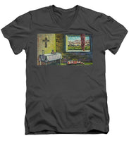 Load image into Gallery viewer, Chilies and corn - Men&#39;s V-Neck T-Shirt
