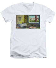 Load image into Gallery viewer, Chilies and corn - Men&#39;s V-Neck T-Shirt
