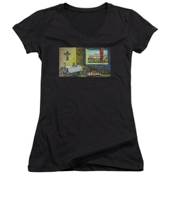 Chilies and corn - Women's V-Neck