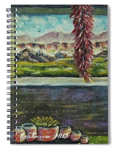 Chilies and corn - Spiral Notebook