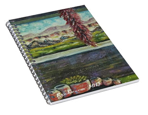 Chilies and corn - Spiral Notebook