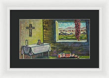 Load image into Gallery viewer, Chilies and corn - Framed Print