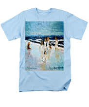 Load image into Gallery viewer, Family at the beach - Men&#39;s T-Shirt  (Regular Fit)