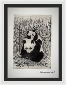 Mom and me - Framed Print